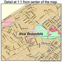 New Braunfels Texas Street Map 4850820