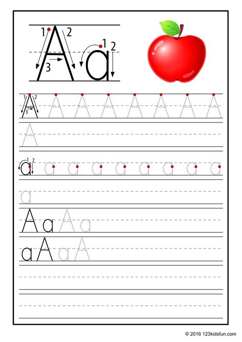 Teaching Kids How To Write Alphabet Free Printablel F