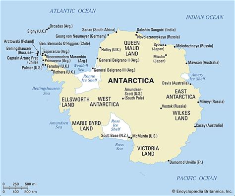 Map Of Antarctic Stations Map Of New Hampshire