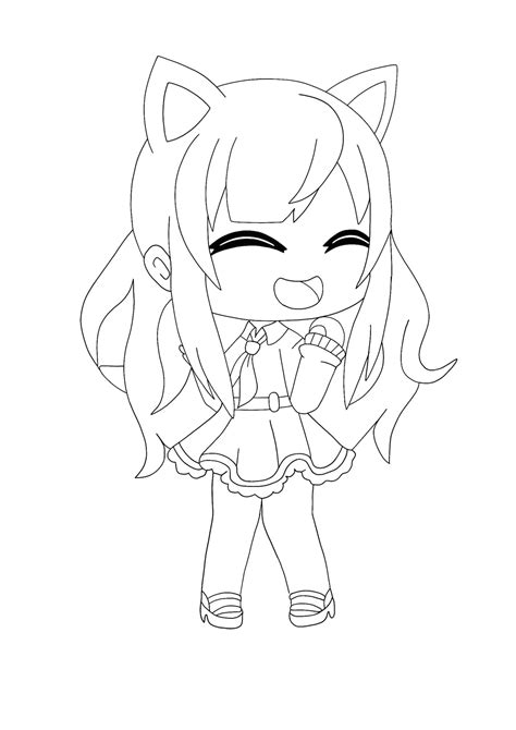 Anime Kawaii Coloring Pages Anime Coloring Pages