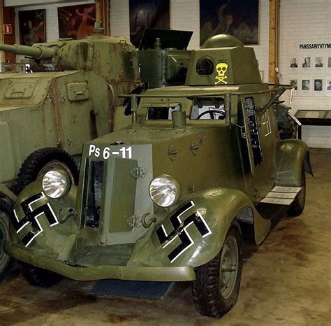 Soviet Ba 20 Armoured Car Armored Vehicles Finnish Tank Army Truck