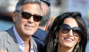 Amal alamuddin & george clooney protecting their eyes with sunglasses on a safari. Persol 3074 - George Clooney wedding weekend | Sunglasses ...