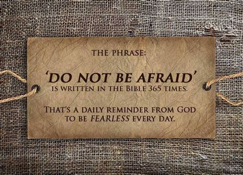 Do Not Be Afraid 365 Times In Bible Do Not Be Afraid Bible