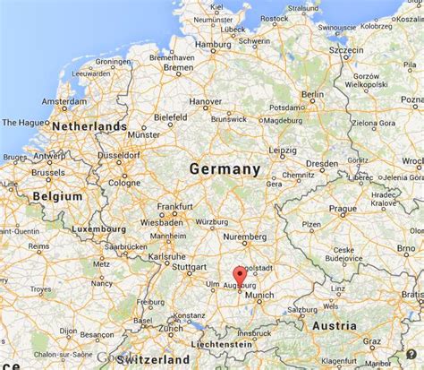 Where Is Augsburg On Map Germany