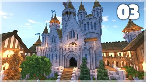 Minecraft How To Build A Medieval Castle Huge Medieval Castle