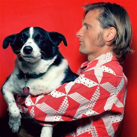Viggo In The 90s With His Dog Brigit Rviggomortensen