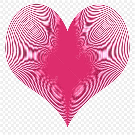 Heart With Love Clipart PNG Images Pink Wireframe Love Heart Clipart