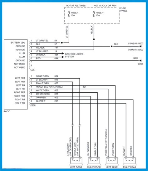 1990 F250 Stereo Wiring Diagram