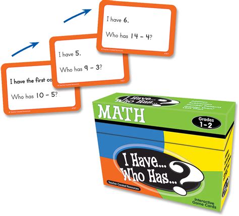 I Have, Who Has Math Game Grade 1-2 - TCR7817 | Teacher Created Resources