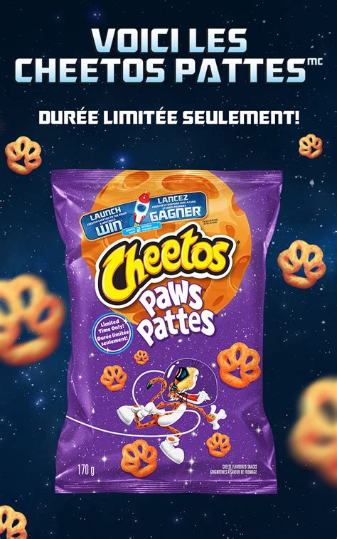 Les Nouvelles Grignotines Cheetos Pattes Pour Une Durée Limitée
