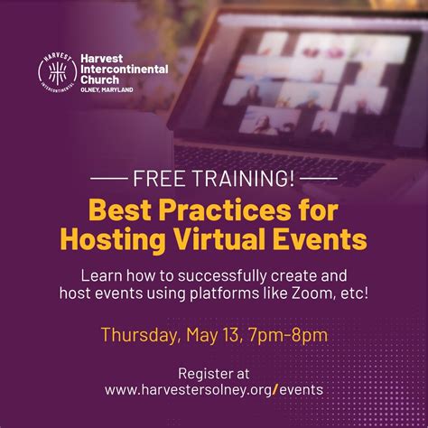 Best Practices For Hosting Virtual Events — Harvest Intercontinental