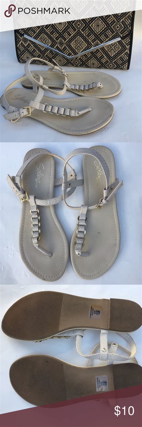 Cream Solanz Sandals 