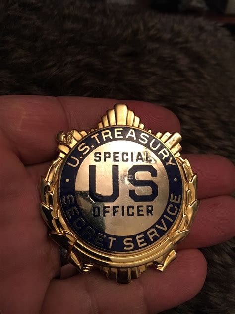 Special Officer Secret Service Us Treasury No Hallmark But Control