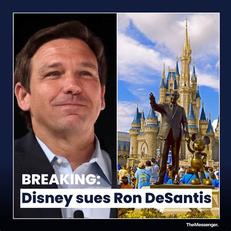 The Messenger On Twitter Breaking Disney Sues Ron Desantis Accusing The Florida Governor Of