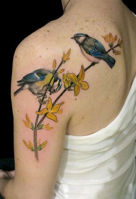 Beautiful Realistic Bird Tattoo On Shoulder Blade Tattoos Book 65