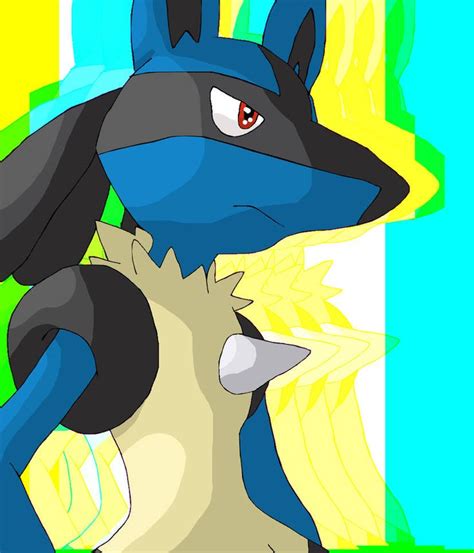 Lucario Back In Action By Mojo1985 On