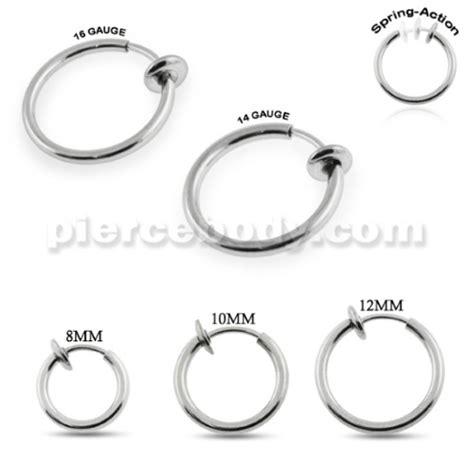 18 Gauge Nose Ringdifferent Sizes And Types Of Nose Rings Piercebody