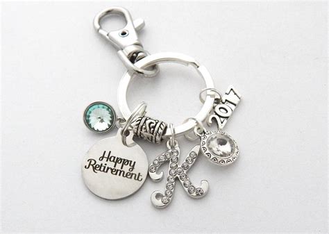 2022 Personalized Retirement Keychain Ts For Women Coworker Etsy