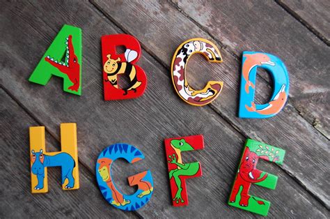 Animal Wooden Letters By Oodles Of Ts