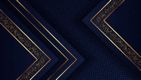 Luxury Dark Blue Background With Glowing Golden Dots In 2020 Dark