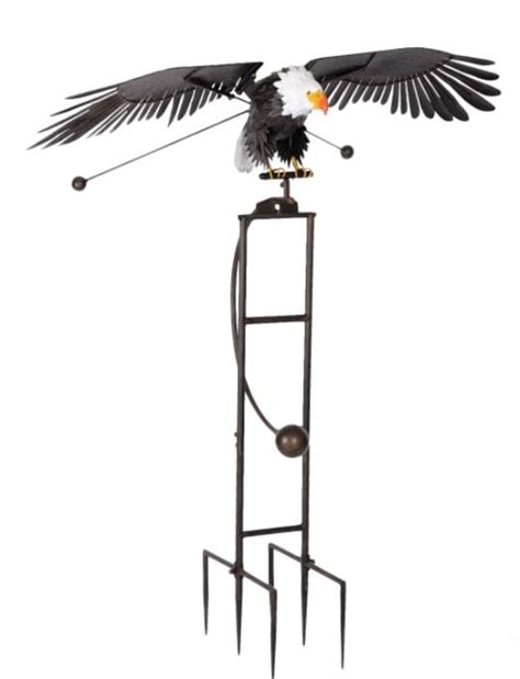 76″ Rocking Eagle Flapping Wings Yard Stake The Eagle Has Landed