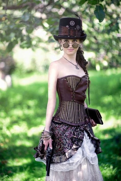 Steamtraincaboose Elo Steam Standing By Elodie50a Steampunk Clothing Steampunk Fashion