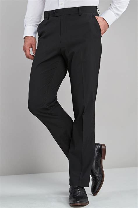 Buy Black Stretch Smart Trousers From The Next Uk Online Shop