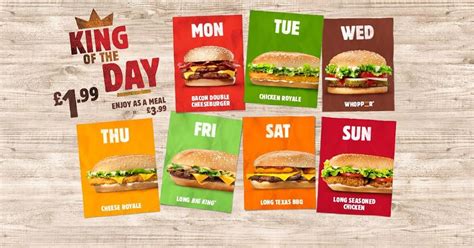 Burger King Sunday Deal Of The Day Burger Poster