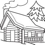 Free download 37 best quality log cabin coloring page at getdrawings. Log Cabin Coloring Page | Clipart Panda - Free Clipart Images