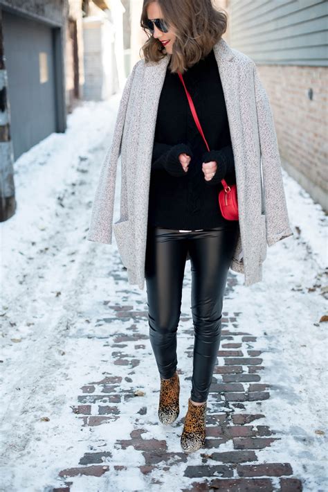 How To Wear Leather Leggings In The Winter Wishes And Reality
