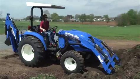 Compact Tractor With Loader New Holland Boomer Youtube