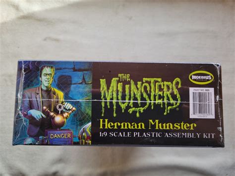 Moebius The Munsters Herman Munster Plastic Model Kit 933 19 Scale Ebay