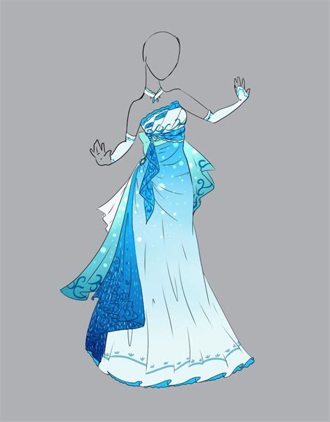 Pin By Shahina On Outfit And Designs Dress Sketches Anime Dress Art