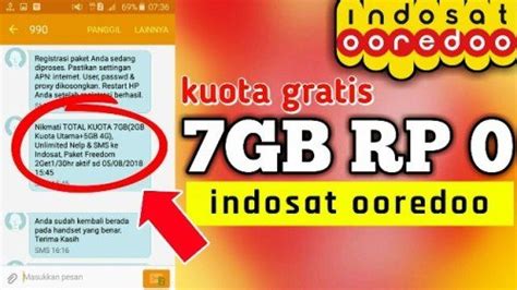 2 cara dapat kuota gratis indosat no hoax sebesar 750 mb sampai 7,5 gb. Nih, 3 Cara Mendapatkan Kuota Gratis Indosat (100% Berhasil)