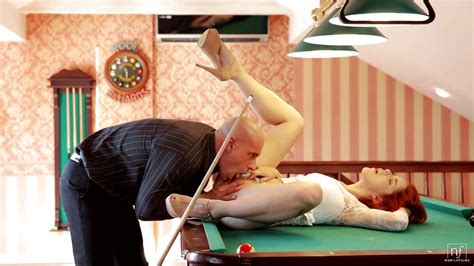 Amarna Miller Gets The Fuck Of Her Life On A Billiard