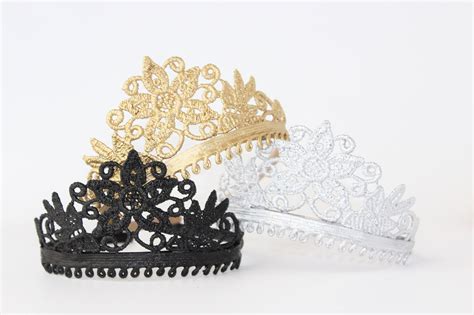 Eva Lace Princess Tiara Crown Headband Choose Color Tiara