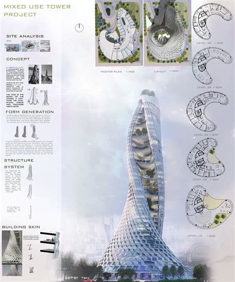 Mixed Use Tower On Behance
