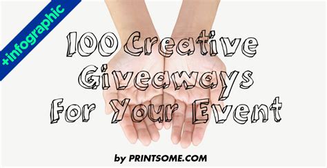 100 Creative Giveaway And Swag Ideas For A Perfect Event