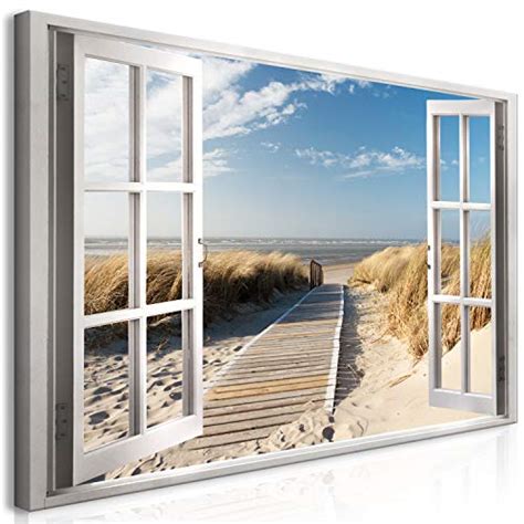Murando Mega Xxxl Fensterblick Wandbild 160×80 Cm Einzigartiger Xxl Kunstdruck Zur