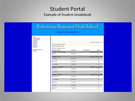 Student Portal Example