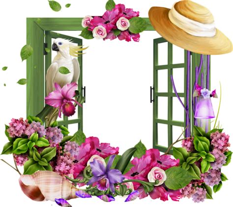 Download Image Du Blog Zezete2 Png Flower  Frame Png Image With No