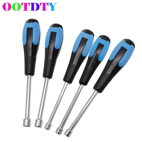 Ootdty 1pc 5mm 55mm 6mm 7mm 8mm Cr V Steel Socket Wrenches Hex Nut