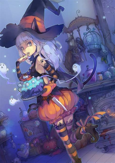 Pin By Jose Hoshii On Octubre Halloween Anime Halloween Cute