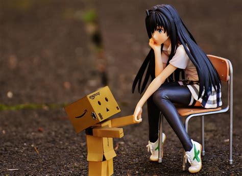 Free Images Girl Sad Danbo Consolation Chair Sit Thoughtful