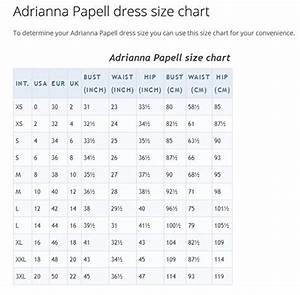  Papell Plus Size Chart Best Dresses 2019