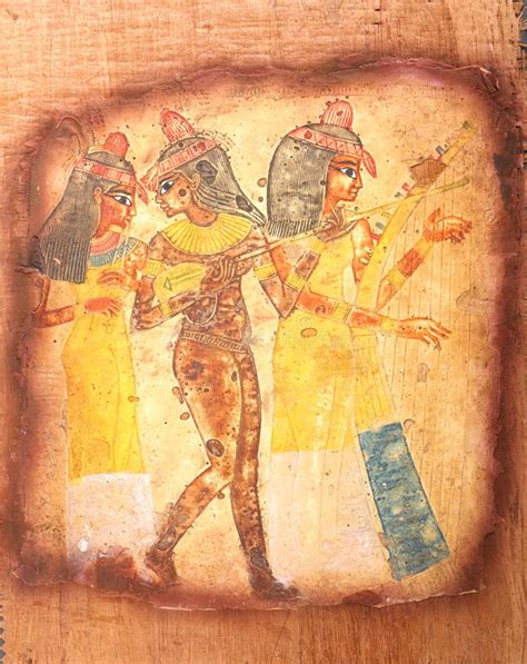Old Music And Dance Art Egyptian Stock Illustration Illustration Of Hieroglyphics