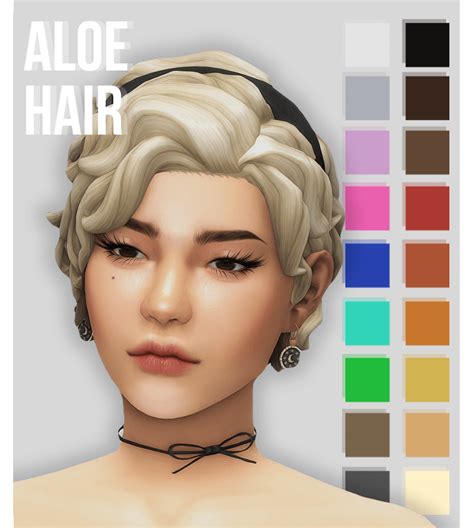 Sims Custom Content Hair Pack Maxis Match Egplm