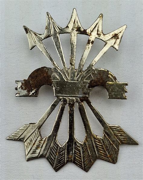 Spanish Civil War Fascist Falange Badge Time Militaria