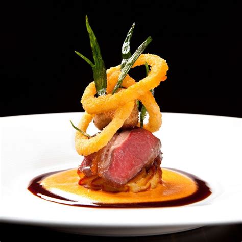 « 10 extraordinary gourmet fine dining recipes. Creative Plating - Carre d'Agneau lamb loin with onions ...