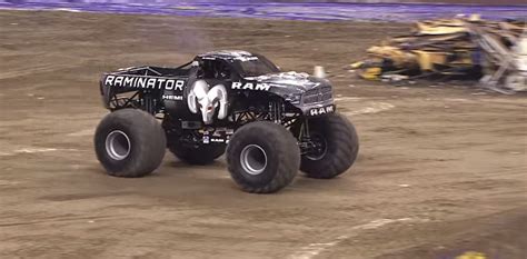 raminator monster truck breaks record for “fastest speed for a monster truck” the news wheel
